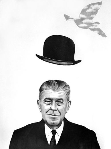 Magritte uden hat